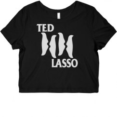 Ladies Slim Fit Crop Top Tee
