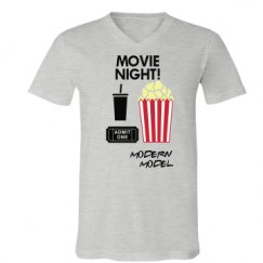 Unisex V-Neck Jersey Tee