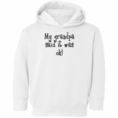 Toddler Hooded Sweatshirt