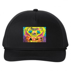 Snapback Five-Panel Rope Hat