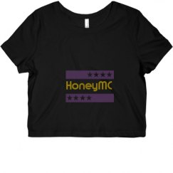 Ladies Slim Fit Crop Top Tee