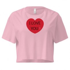 Ladies Festival Cali Crop Top Tee