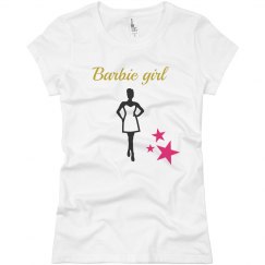 Barbie girl tee for ladies