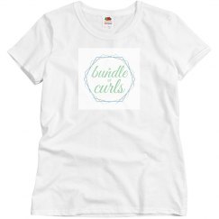 A Bundle of Curls logo tee