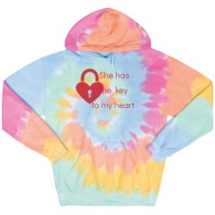 Unisex Tie-Dye Fleece Hoodie