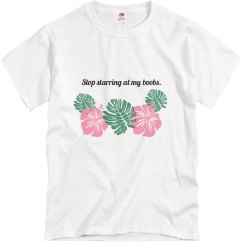 Stop Starring Floral Tee