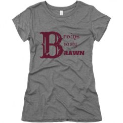 Ladies Slim Fit Super Soft Triblend Tee