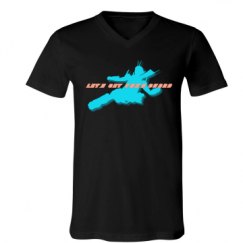 Unisex V-Neck Jersey Tee