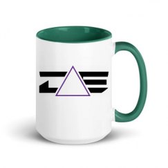 15oz Ceramic Mug with Color Inside