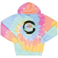 Unisex Tie-Dye Fleece Hoodie