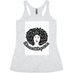 Ladies Slim Fit Super Soft Racerback Triblend Tank