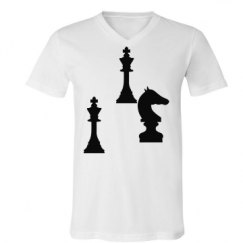 Unisex V-Neck Jersey Tee