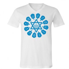 Unisex V-Neck Jersey Tee