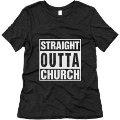 Ladies Relaxed Fit Super Soft Triblend Tee