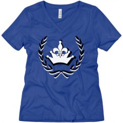 Ladies Relaxed Fit V-Neck Tee