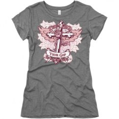 Ladies Slim Fit Super Soft Triblend Tee