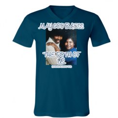 Unisex V-Neck Jersey Tee