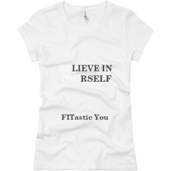 Ladies Slim Fit Basic Promo Jersey Tee