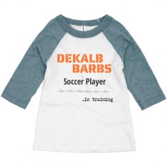 Toddler Soccer Player in training