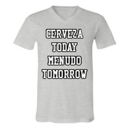 Unisex V-Neck Jersey Tee