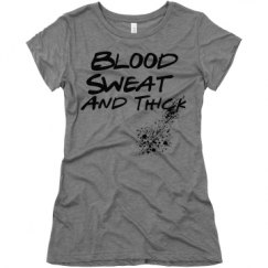 Ladies Slim Fit Super Soft Triblend Tee