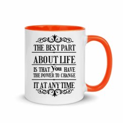 11oz Ceramic Mug with Color Inside