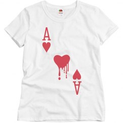 Painting the Roses Red Ace Woman's Shirt