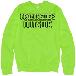 Unisex Neon Crewneck Sweatshirt