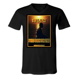 Unisex V-Neck Jersey Tee