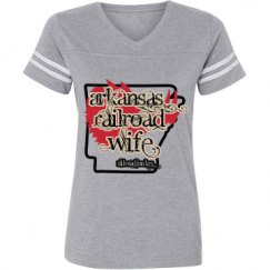 Ladies Relaxed Fit Vintage Sports Tee