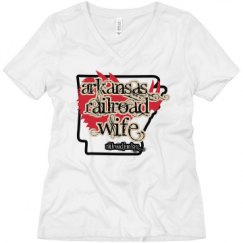 Ladies Relaxed Fit V-Neck Tee