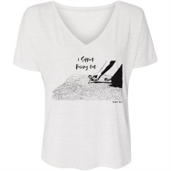 I Support Pulling Out - Women - Flowy Slouchy V Neck T