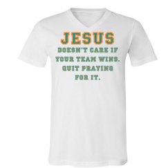 Unisex V-Neck Jersey Tee