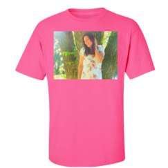 Unisex Ultra Cotton Safety Neon Crewneck Tee