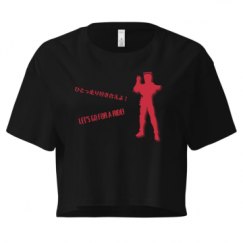 Ladies Festival Cali Crop Top Tee