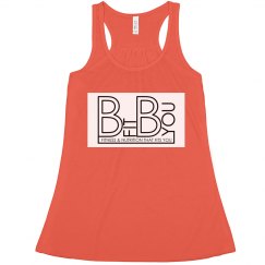 Orange Tank with Black Logo
