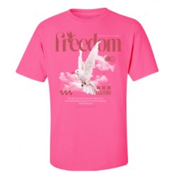 Unisex Ultra Cotton Safety Neon Crewneck Tee