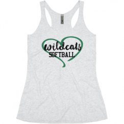 Ladies Slim Fit Super Soft Racerback Triblend Tank