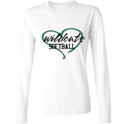 Ladies Relaxed Fit Basic Long Sleeve Tee