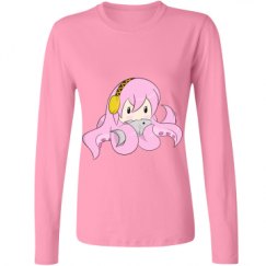 Ladies Relaxed Fit Basic Long Sleeve Tee