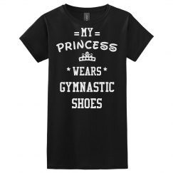 My princess wears gymnastic shoes