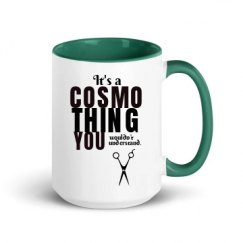 15oz Ceramic Mug with Color Inside