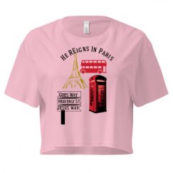 Ladies Festival Cali Crop Top Tee