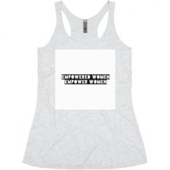 Ladies Slim Fit Super Soft Racerback Triblend Tank