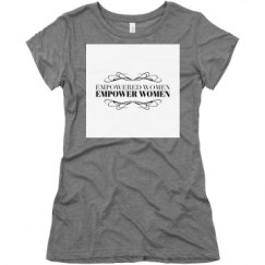 Ladies Slim Fit Super Soft Triblend Tee