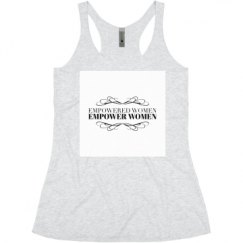 Ladies Slim Fit Super Soft Racerback Triblend Tank