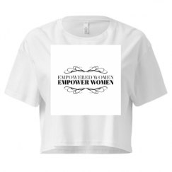 Ladies Festival Cali Crop Top Tee