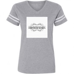 Ladies Relaxed Fit Vintage Sports Tee