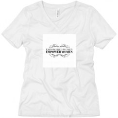 Ladies Relaxed Fit V-Neck Tee