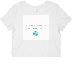 Ladies Slim Fit Crop Top Tee